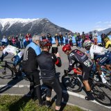 Sébastien Reichenbach lors de la 2ème étape du Tour de Romandie, dont l'arrivée a été jugée aux Marécottes